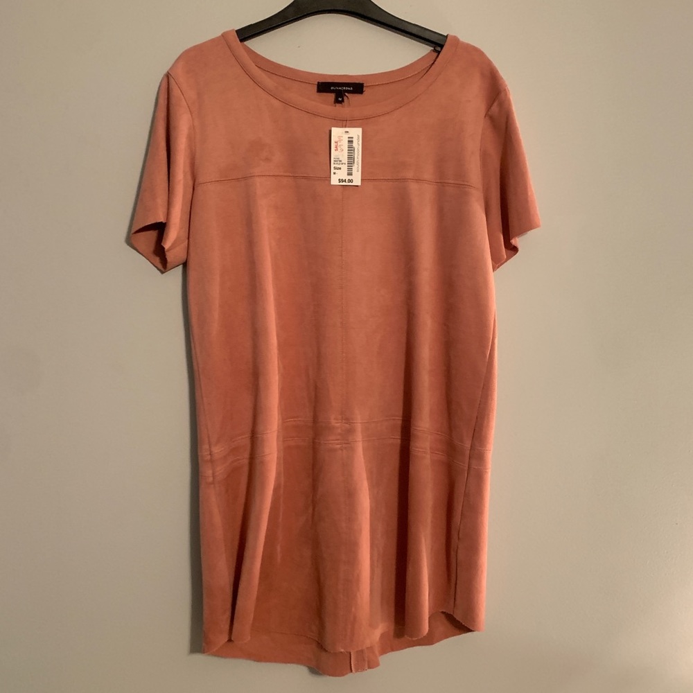 South Moon Under Suede T-Shirt Dress NWT